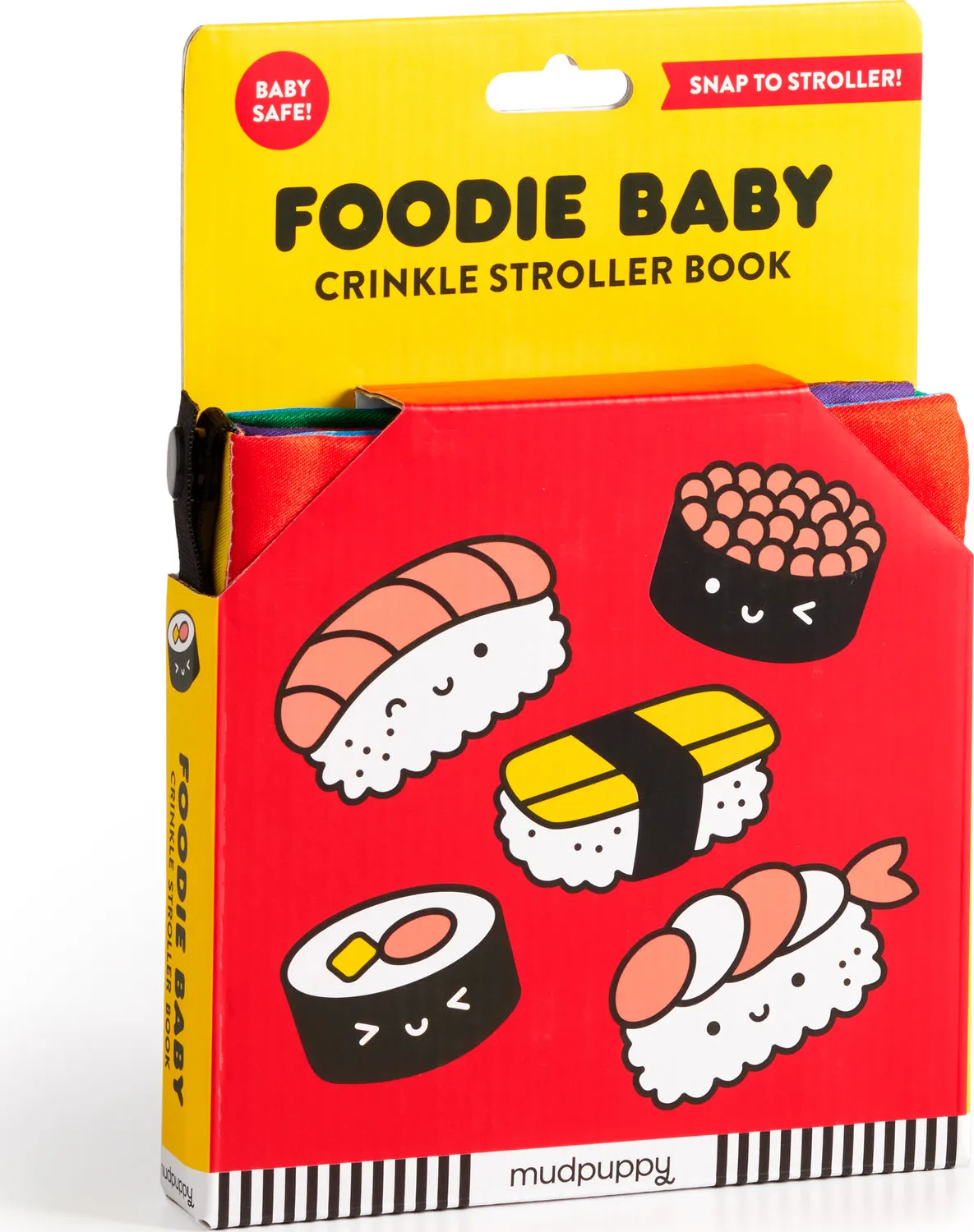 Foodie Baby Crinkle Stroller Book
