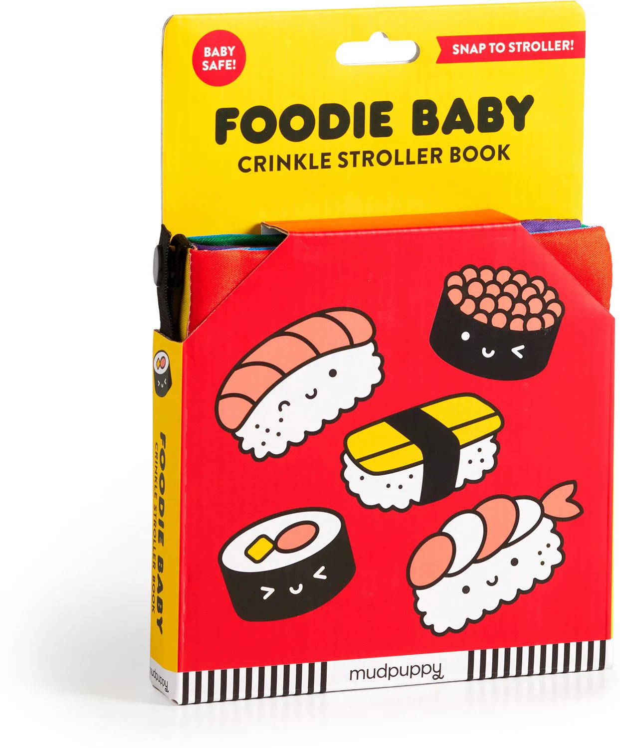 Foodie Baby Crinkle Stroller Book